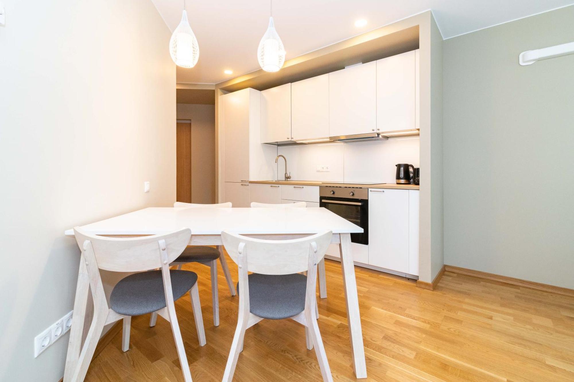 Elija Swan-Toy Apartments Sventoji Bagian luar foto
