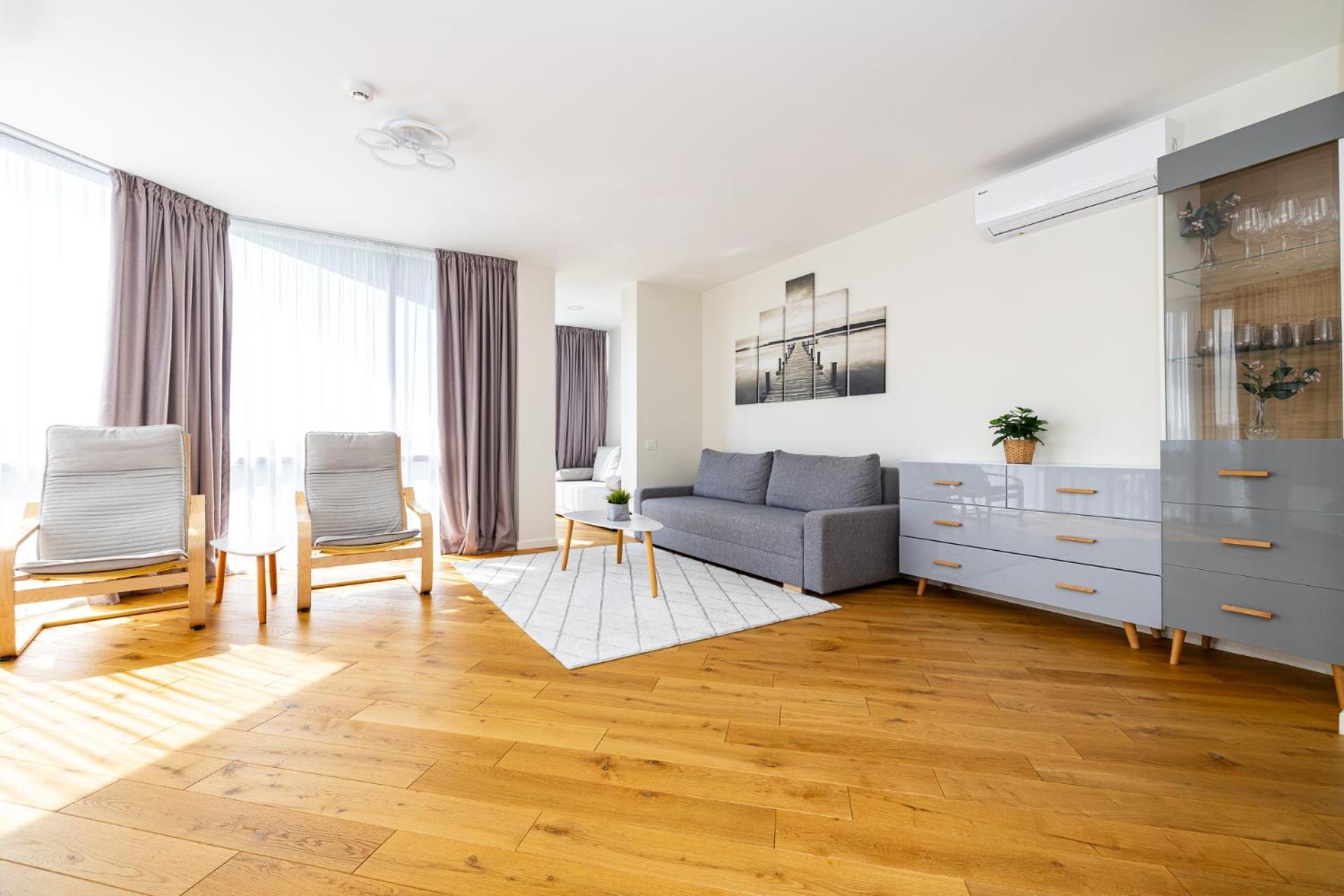 Elija Swan-Toy Apartments Sventoji Bagian luar foto